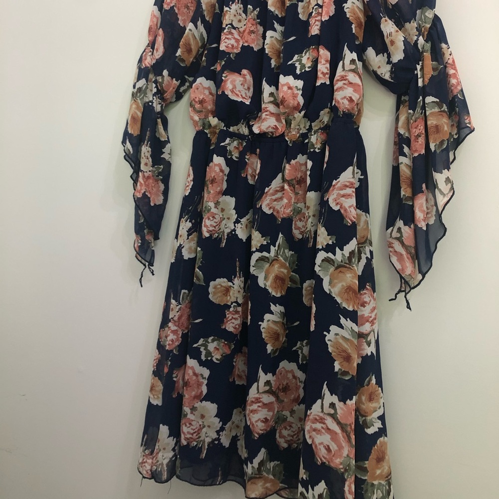 Blue flower dress